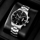 Fashion Men Watch Luxury Calendar Quartz Wrist Watch Business Watches Man Clock Male Bracelet Wristwatch