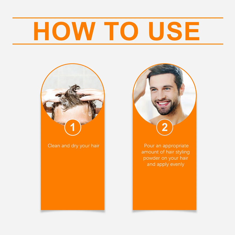 Unisex Hair Styling Powder Increase Volume Strengthen Fluffy Improve Hairline Prevent Bald Oil Absorbing Hair Mattifying Powders